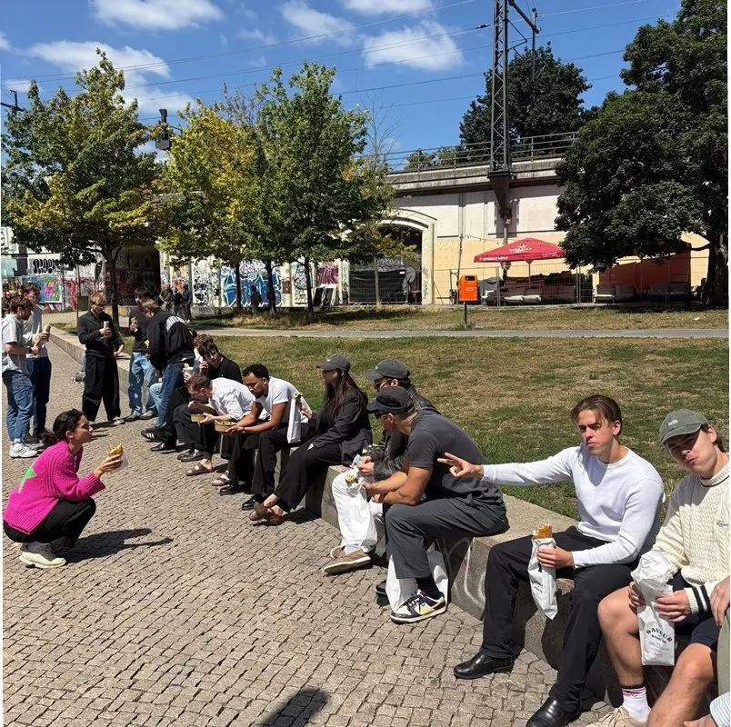 Team lunch at Spreeufer