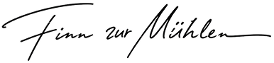 Finn zur Mühlen's signature